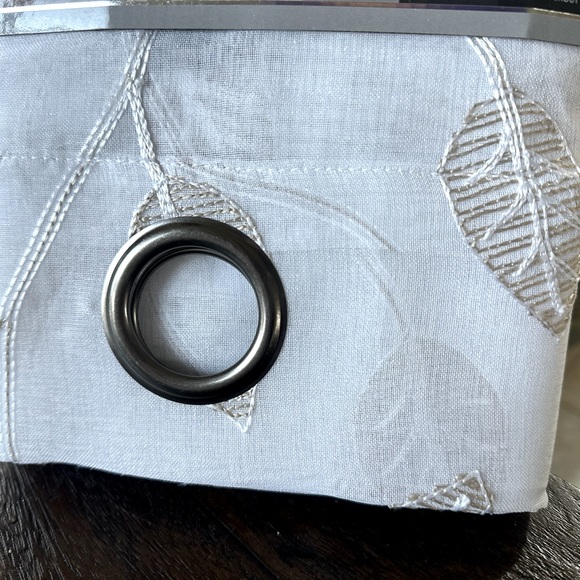 Embroidered Sheer Panels (2) - Picture 2 of 3